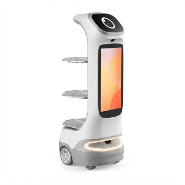 Robot di Servizio per Ristoranti e Hotel con Navigazione Autonoma, Display Pubblicitario e Consegna ai Tavoli