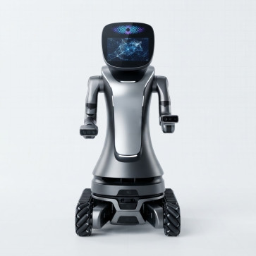 Robot di Accoglienza e Ricezione Interattivo ROBOT-D023 | Assistente Virtuale per Aziende e Negozi