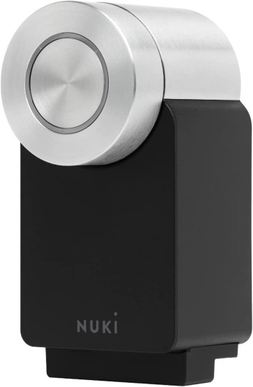 Nuki Smart Lock 3.0 - Eleva la Tua Porta a Uno Stile di Vita Senza Chiavi con Nuki Smart Lock 3.0 - Prodotto Certificato Av Test, Bianco, ‎11 x 6 x 6 cm, 670 grammi