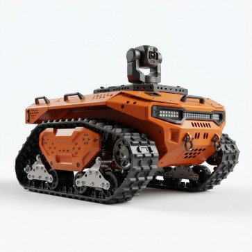 Robot Mobile UGV Cingolato Professionale All-Terrain per Ispezioni e Logistica