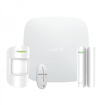 AJAX Kit di allarme professionale senza filo SIM / GPRS / Wi-FI wireless + LAN / DUAL SIM 3G