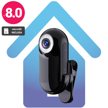 Bodycam professionale tipo "polizia", telecamera da indossare senza fili a batteria