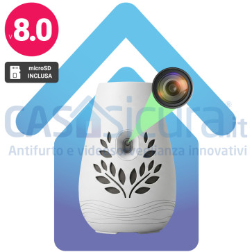 DEODORANTE-SPY – Deodorante per Ambienti con Microcamera Nascosta WiFi Full HD 1080p | Visione Notturna | Rilevamento Movimento | App Remota | Batteria 2800mAh | Telecamera Spia da Arredo | Personalizzabile