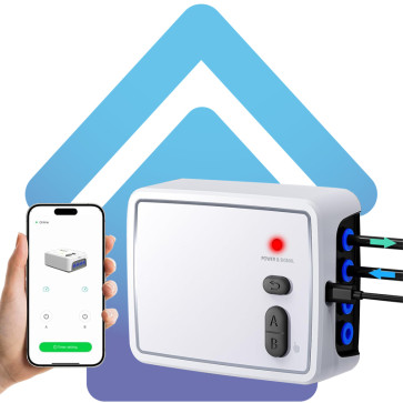 KIT di irrigazione smart a goccia, con tubo flessibile per: serre, giardini, balconi, orto, vasi. Gestibile da app, timer ed avvio automatico