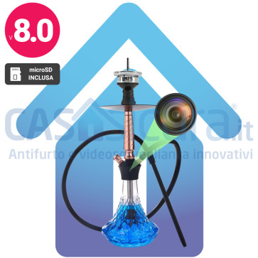 NARGHILE-SPY – Narghilè con Microcamera WiFi Nascosta Full HD | Telecamera Spia per Locali e Ambienti Privati | 100% a Batteria | Visione Notturna | App Remota | Prodotto Personalizzato