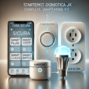 Kit completo di domotica fai-da-te per casa intelligente