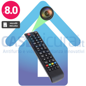 TELECOMANDO-TV-SPY – Telecomando TV con Microcamera WiFi Nascosta Full HD | Telecamera Spia per Salotto e Camera da Letto | 100% a Batteria | Visione Notturna | App Remota | Prodotto Personalizzato