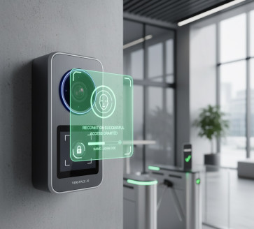 Telecamera di Riconoscimento Facciale per Controllo Accessi Smart