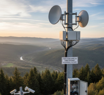 Ponte Radio Wireless a Lunga Distanza per Collegamento Telecamere