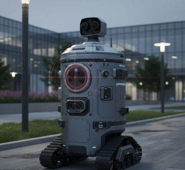 Robot di Sorveglianza Autonomo con Telecamere 360° e Sensoristica