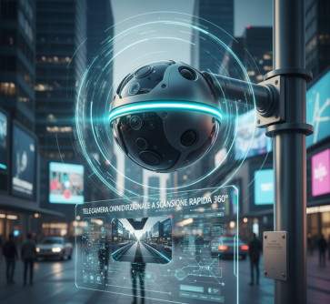 Telecamera Omnidirezionale a Scansione Rapida 360°