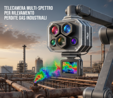 Telecamera Multi- Spettro per Rilevamento Perdite Gas Industriali