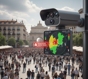 Telecamera per Monitoraggio Folle e Prevenzione Calca - Sistema Intelligente 