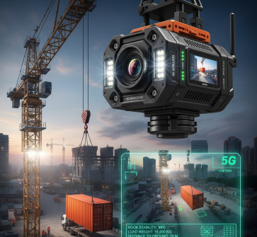Telecamera per Gru da Cantiere con Visione del Carico