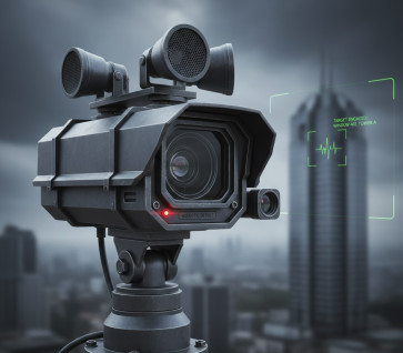 Telecamera con Sensore Acustico per Rilevamento Spari e Agganciamento Bersaglio