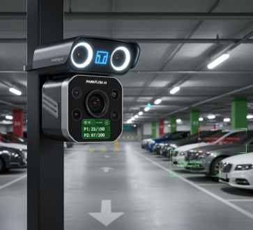 Telecamera per Gestione Parcheggi e Sicurezza Veicoli - Sistema AI Intelligente 