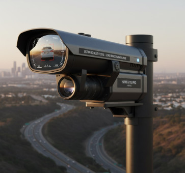 Telecamera Multifocale Ultra HD per Sorveglianza a Lungo Raggio