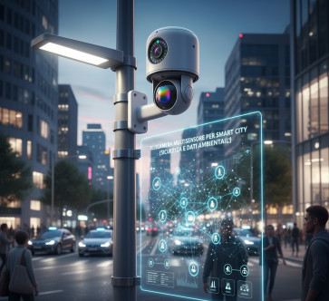Telecamera per Smart City Multisensore  (Sicurezza e Dati Ambientali)