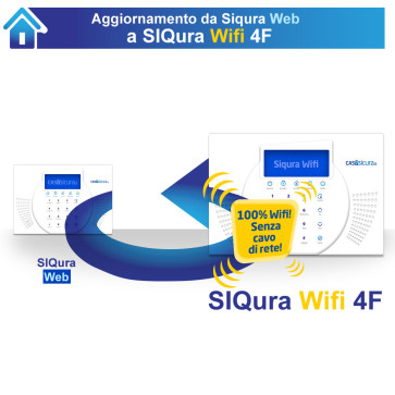 Aggiornamento da Siqura Web (qualsiasi versione) a Siqura Wifi 4F