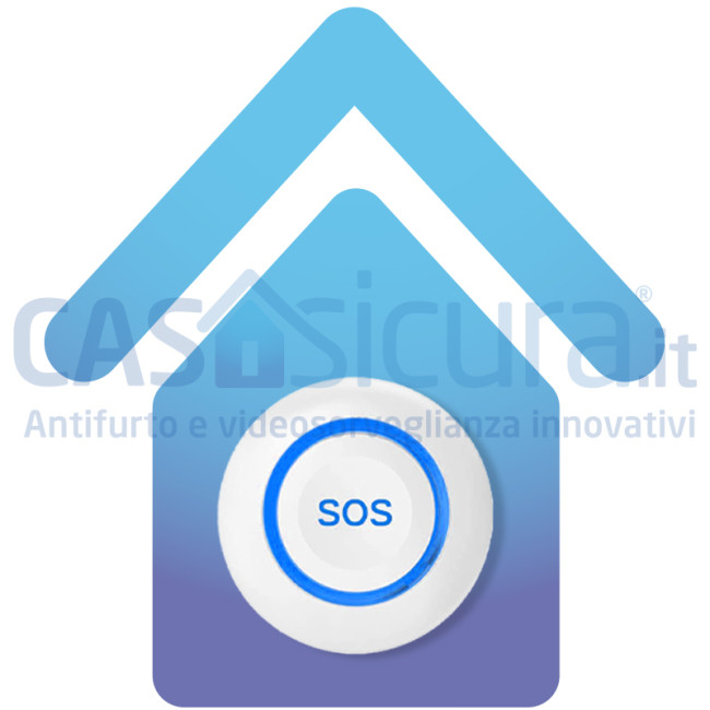 Pulsante Emergenza Anziani XPEX Con APP: Allarme WiFi Silenzioso Per Casa, Sicurezza A Portata Di Mano