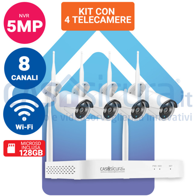 Kit Videosorveglianza IA Intelligenza Artificiale 4k (8 Mpx)* PoE - Foto 5