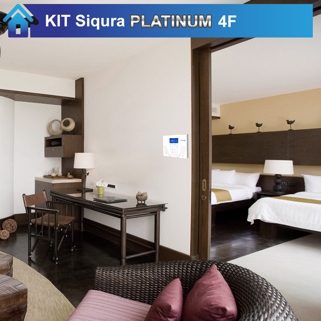 KIT Antifurto SIQURA Platinum 4G Hybrid Total Absolute SIM + LAN