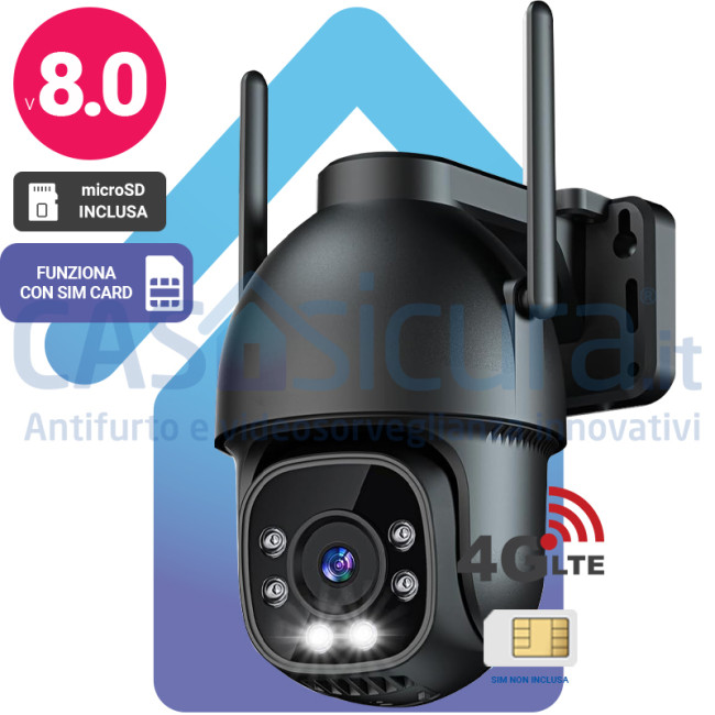 Telecamera Sicurezza WiFi 2K Per Interni (Confezione Da 4) - Visione Notturna, Audio Bidirezionale, Rilevamento Movimento
