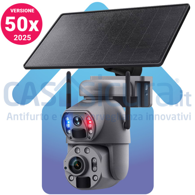 TELECAMERA IP CAM PTZ WIFI CAMERA DOME WIRELESS ESTERNO SPEED ZOOM 4MM - Foto 4