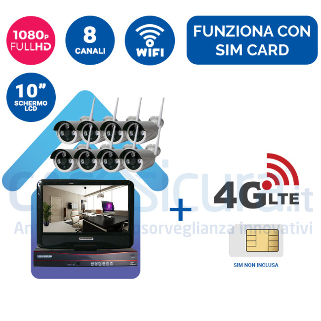 Kit Sorveglianza WiFi 2K Con 8 Telecamere Esterno - Visione Notturna E Notifiche App - Foto 5