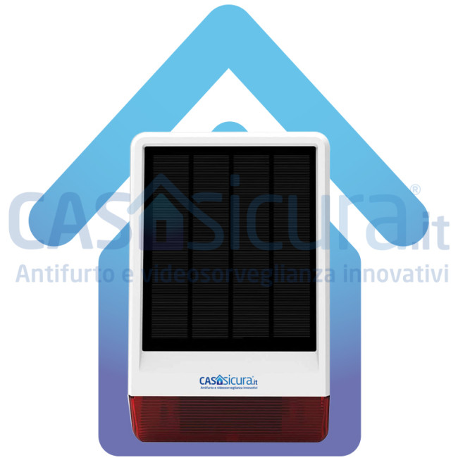 Sirena Allarme Esterno Wireless - Con Luce Solare E 110dB - Foto 4