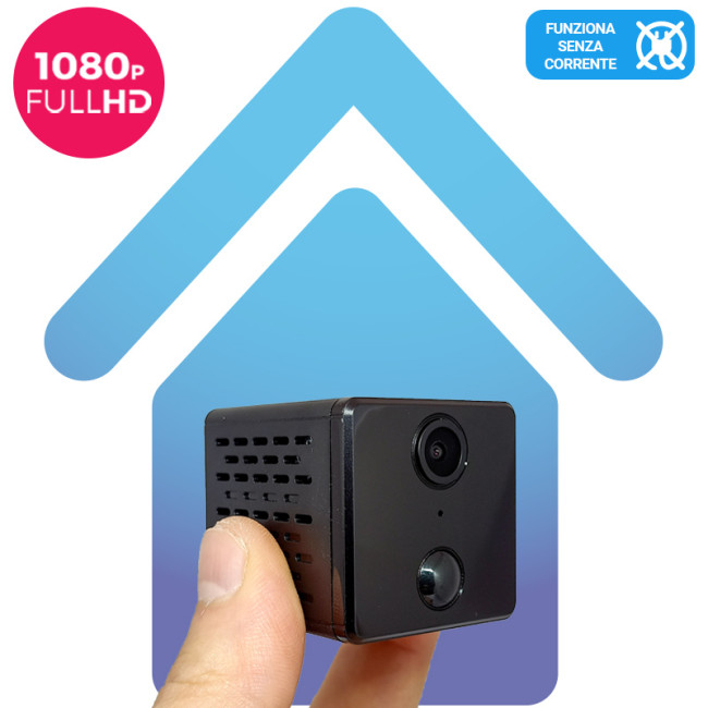 Telecamera spia Wifi 3g 4g p2p infrarossi microcamera mini nascosta