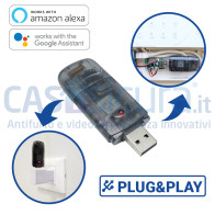 Modulo compatibilità centrale Siqura con Google Home ed Alexa (qualsiasi versione)