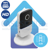 Telecamera IP A BATTERIA 100% versione compatta ***SENZA FILI*** - BATCAM-SLIM