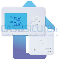 Termostato smart a batteria, con APP e comandi vocale - Installazione facile e nessun abbonamento