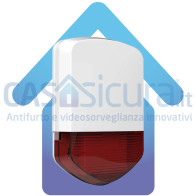 Sirena con lampeggiante da esterno con ripetitore visivo di stato gestibile da APP - Infinity