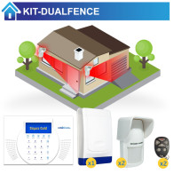 Kit Allarme perimetrale esterno fai da te 2 lati espandibile