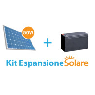 Pannello 50W + batteria speciale