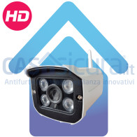 Telecamera IP Wifi da esterno HD con supporto SD card e superilluminazione led