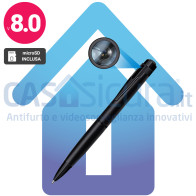 Penna stilo con telecamera spia e registrazione audio a batteria - Spy Camera ad alta qualità 8 Mpx