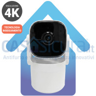 Telecamera IP wifi pan/tilt 360° motorizzata senza fili smart con riconoscimento facciale persone e funzioni intelligenti, Full HD, 8.0 