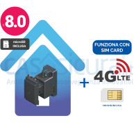 Telecamera incasso 503 Microcamera spia WIFIUNIVERSALE interno / esterno con audio - Visione notturna (versione con router 4G)