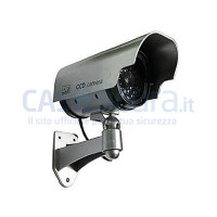 Telecamera Finta Kwmobile Con LED Rosso - Videosorveglianza Finta Per Esterno, Anti-Ladri - Foto 9