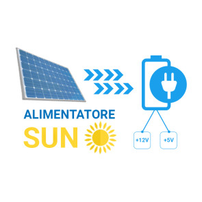 Alimentatore solare: alimenta dispositivi sfruttando l'energia solare con batteria fino a 24 ore su 24