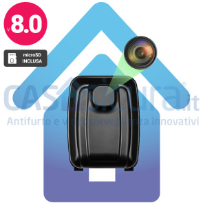 CASSETTA-PORTACHIAVI-SPY – Cassetta Portachiavi con Telecamera Nascosta WiFi Full HD 1080p | 100% a Batteria Lunga Autonomia | Visione Notturna | App Remota | Audio Bidirezionale | Microcamera Spia da Esterno e Interno | Prodotto Personalizzato