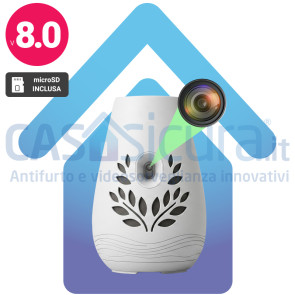 DEODORANTE-SPY – Deodorante per Ambienti con Microcamera Nascosta WiFi Full HD 1080p | Visione Notturna | Rilevamento Movimento | App Remota | Batteria 2800mAh | Telecamera Spia da Arredo | Personalizzabile