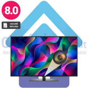 INTEGRAZIONE-TELEVISORE-SPY – Microcamera WiFi Nascosta Integrata nel Tuo Televisore | Telecamera Spia da Salotto | Full HD 1080p | Visione Notturna | App Remota | Alimentazione Continua | Prodotto Personalizzato su Dispositivo del Cliente