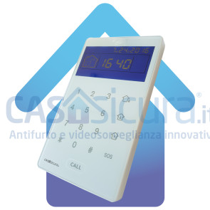 Tastiera LCD senza fili con visualizzatore di stato e lettore RFID