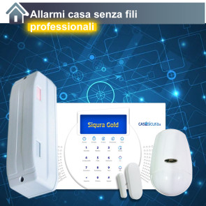 Allarmi casa senza fili professionali