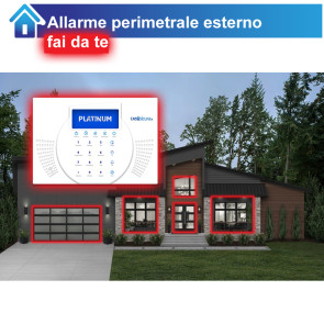 Allarme perimetrale esterno fai da te
