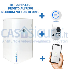 Kit completo: Nebbiogeno Nebbiabox PRO + antifurto wifi versione BASIC